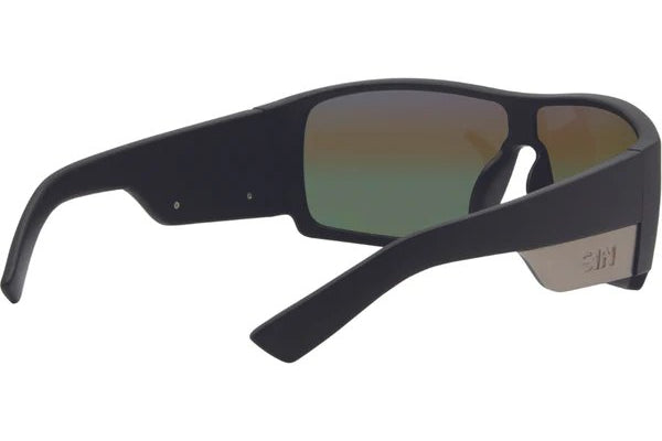SIN BLAZE Classic Polarised Sunglasses - Black/Blue - VENUE.