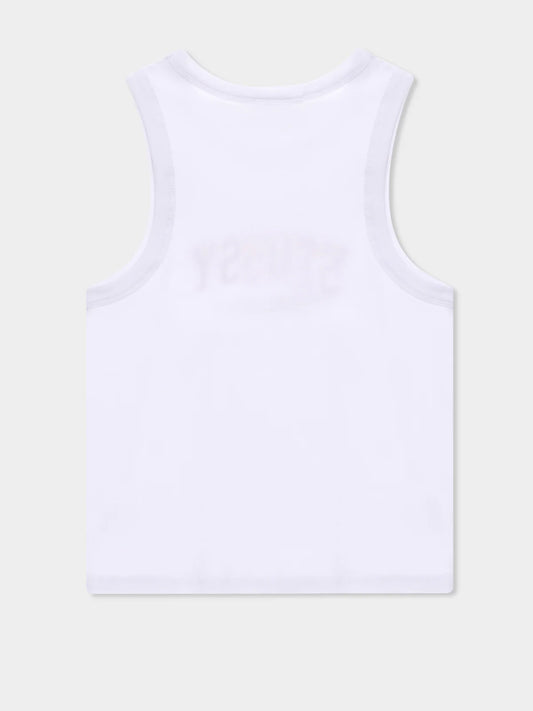 STUSSY Rib Womens Tank - White