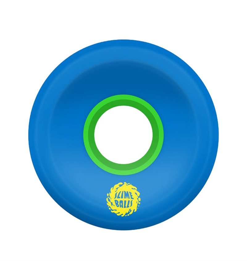 SANTA CRUZ 78A Slimeballs 66mm Skateboard Wheels - Blue/Green