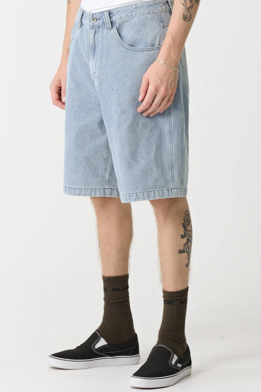 XLARGE Bull Denim 91 Mens Short - Light Blue