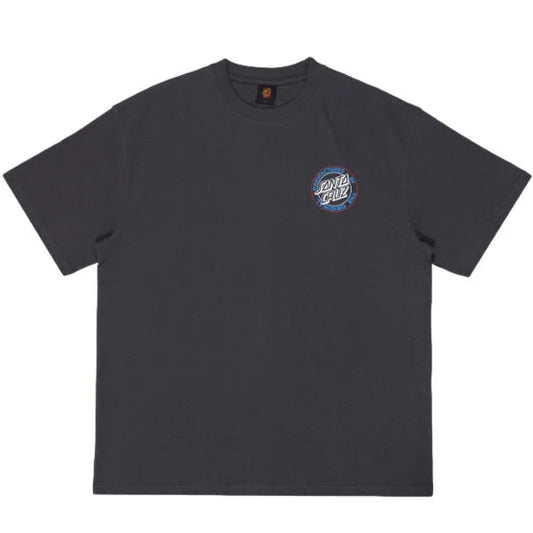 SANTA CRUZ Natas Screaming Panther Mens Tee - Washed Black