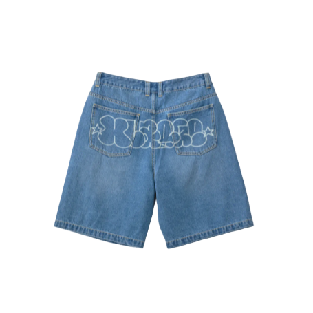 XLARGE Bubble Bull Denim 91 Mens Short - Blue Indigo
