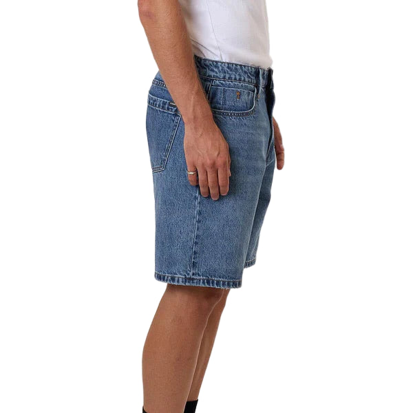 THRILLS Slacker Denim Short - Stoned Blues