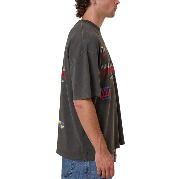 THRILLS Anarchy In Paradise Box Fit Oversize Fit Mens Tee - Merch Black