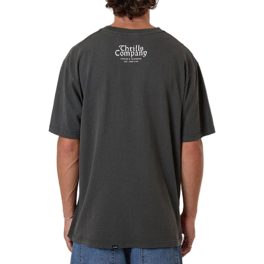 THRILLS Flight Risk Oversize Fit Mens Tee - Merch Black