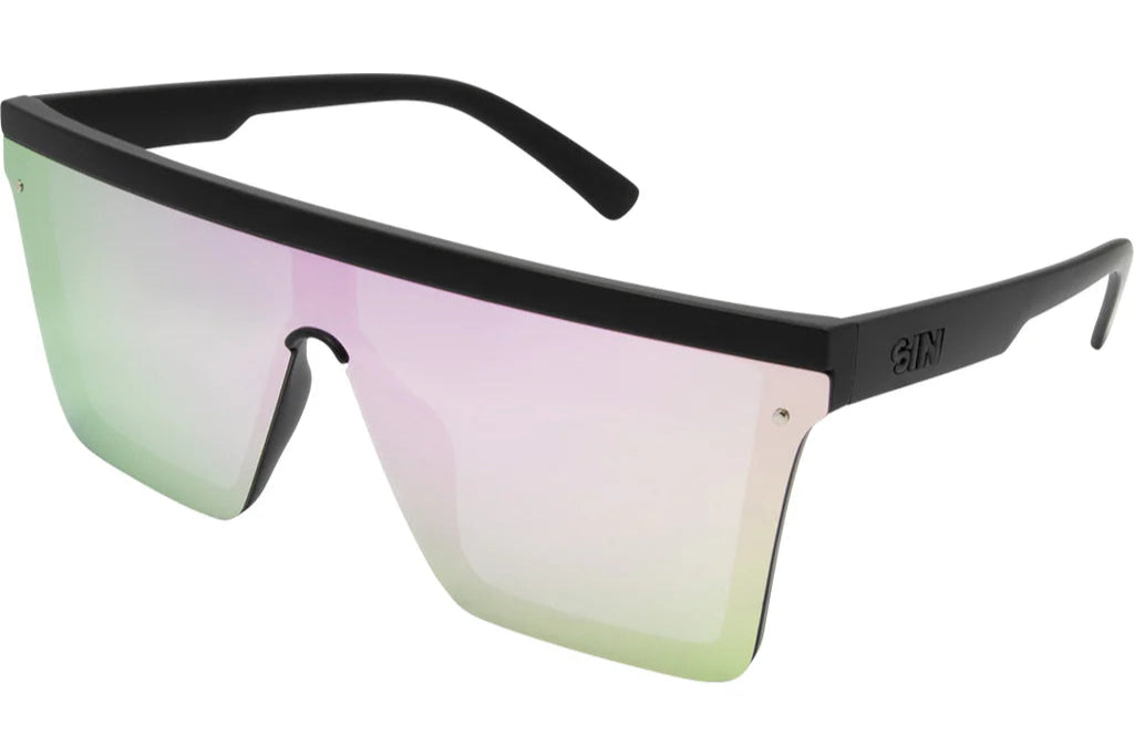 SIN The Bar Polarised Sunglasses - Black/Pink