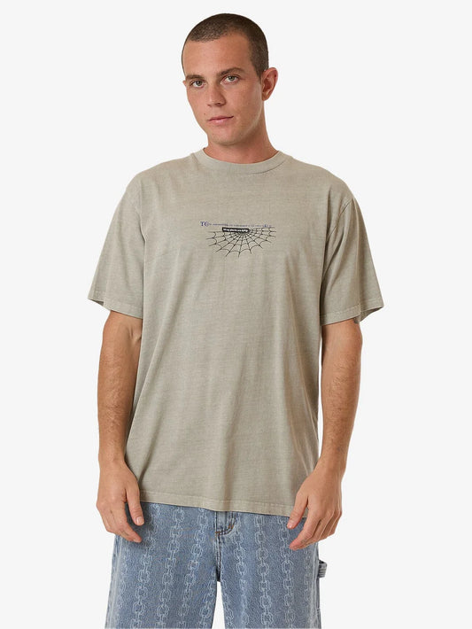 THRILLS The Beginning Is Ending Merch Fit Mens Tee - Fog