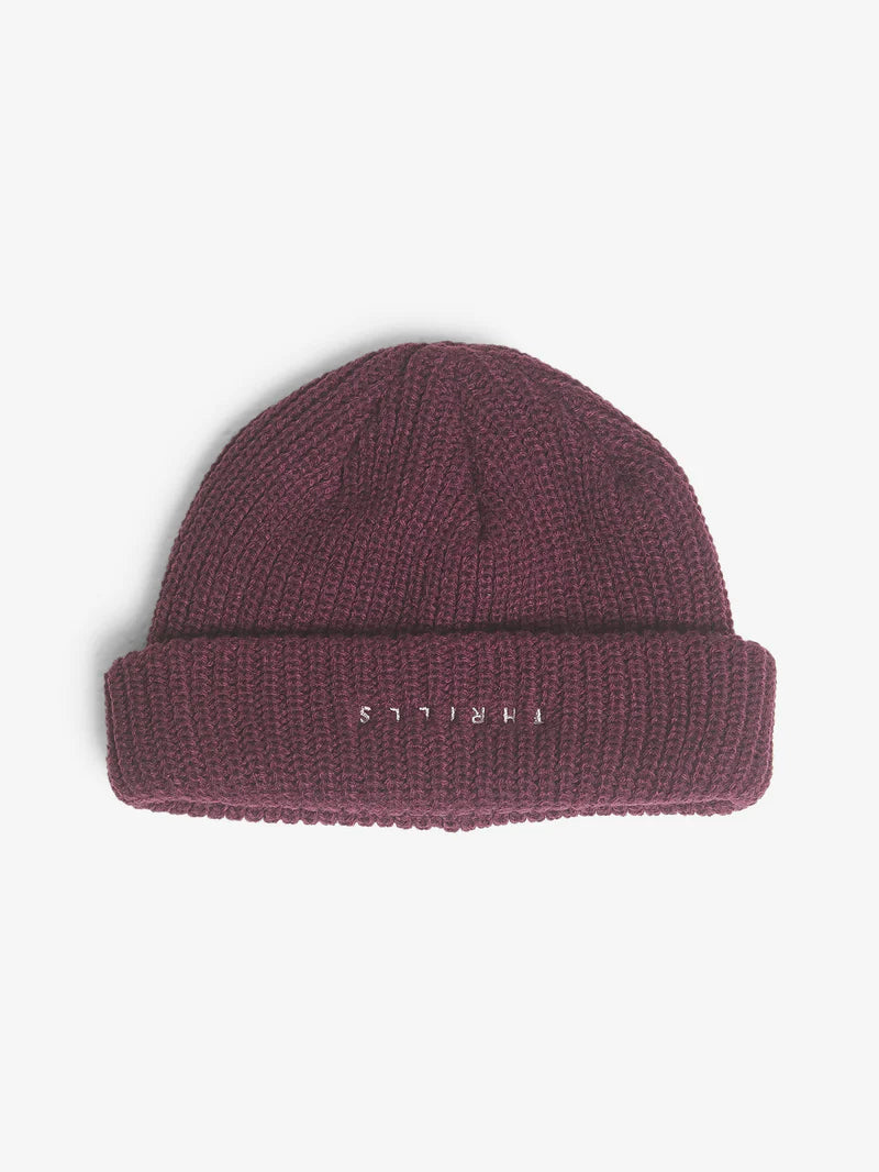 THRILLS Minimal Thrills Beanie - Deep Plum