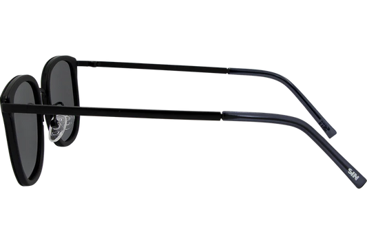 SIN Tommy Polarised Sunglasses - Black/Smoke