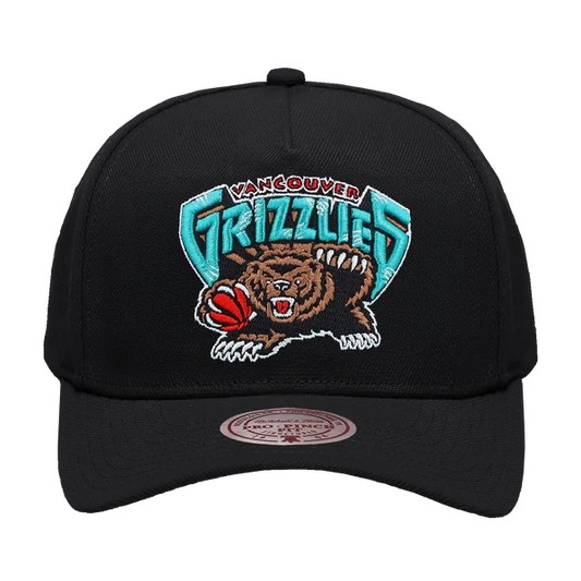MITCHELL & NESS Vancouver Grizzlies Pro Pinch Front Snapback Cap - Black/Team