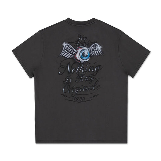 VON DUTCH Flying Eye Box Fit Tee - Black