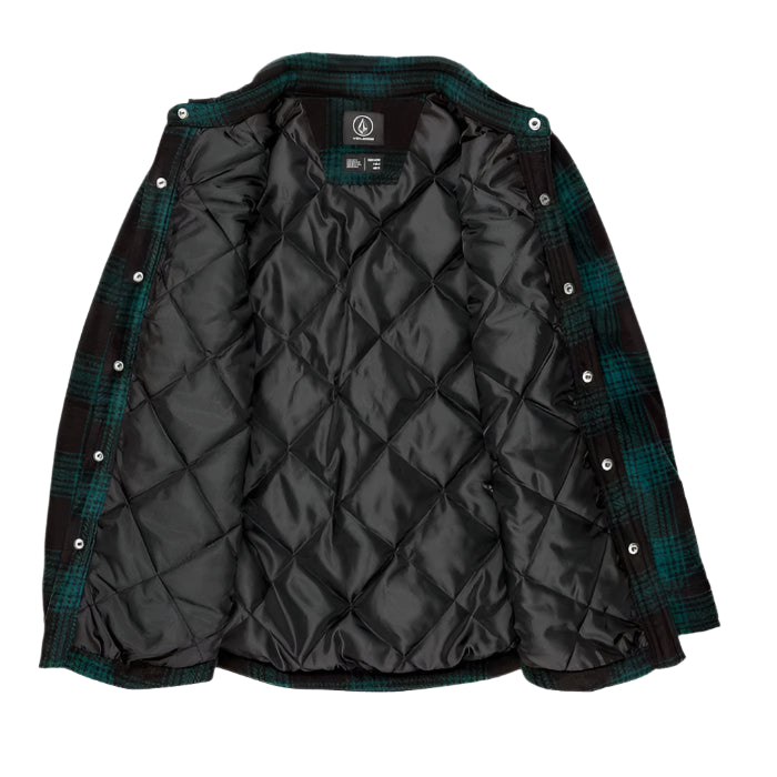 VOLCOM Bowered Fleece Mens Jacket - Evergreen