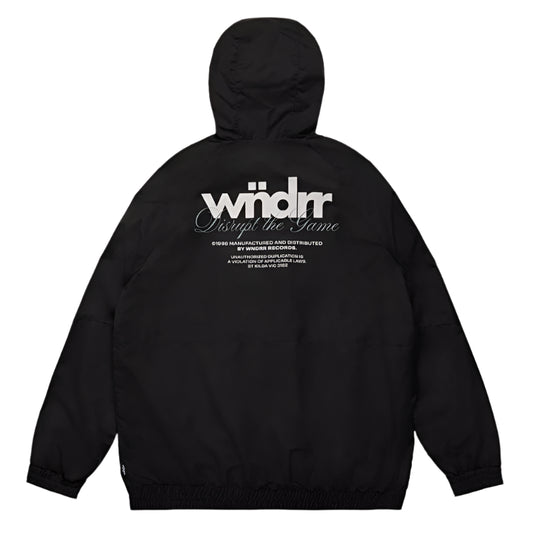 WNDRR Disrupt Mens Spray Jacket - Black