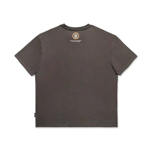 WNDRR Vita Nova Box Fit Mens Tee - Faded Black