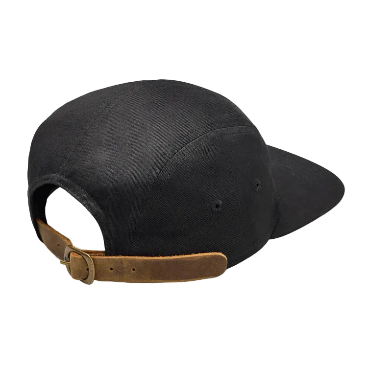 WNDRR Token 5 Panel Strapback Cap - Black