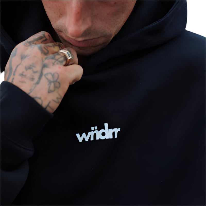 WNDRR Lodge Mens Hoodie - Black