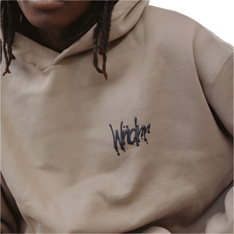 WNDRR Top Tier Mens Hoodie - Taupe