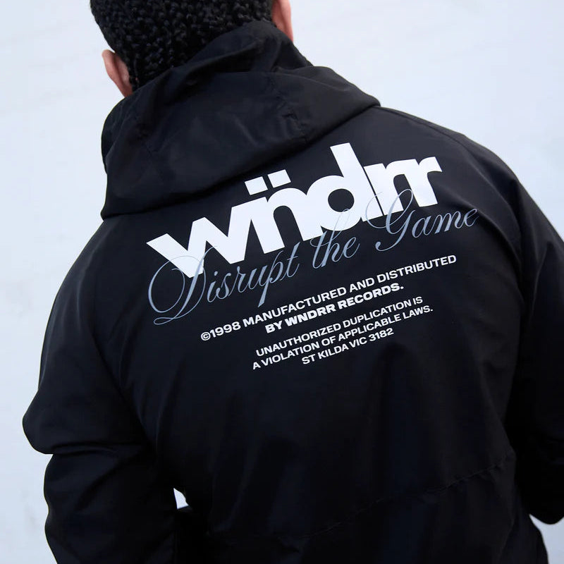 WNDRR Disrupt Mens Spray Jacket - Black