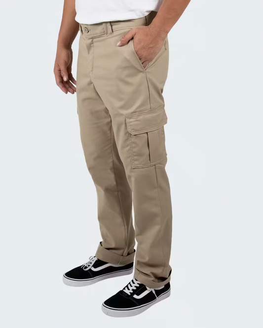DICKIES 594 Slim Straight Cargo Pants - Desert Sand - VENUE.