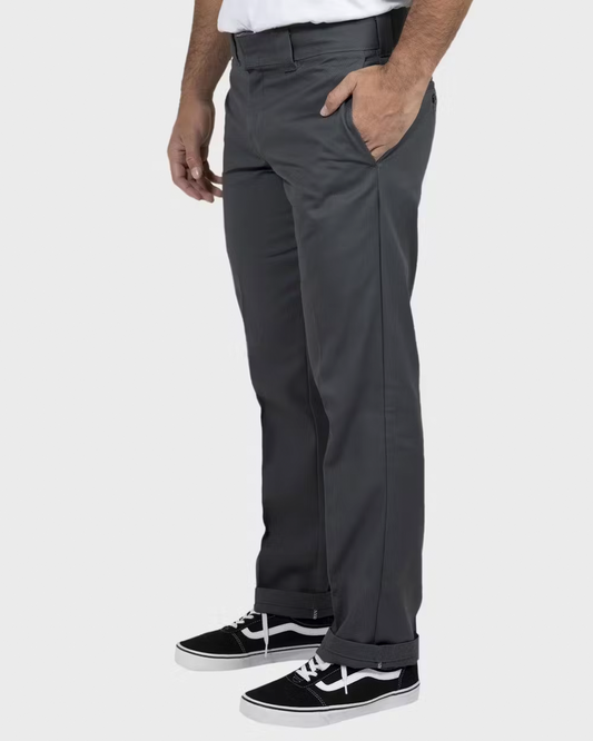 DICKIES 873 Slim Straight Fit Pants - Charcoal - VENUE.