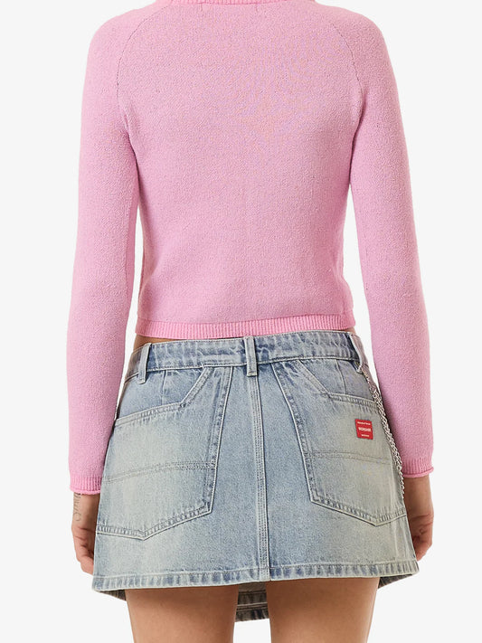 WORSHIP Vexed Womens Denim Mini Skirt - Dirty Trade Blue