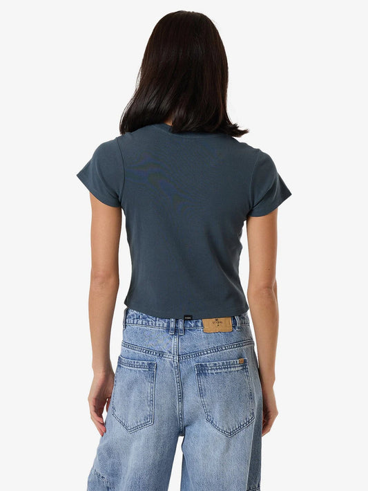 THRILLS Minimal Thrills Mini Womens Tee - Dark Slate