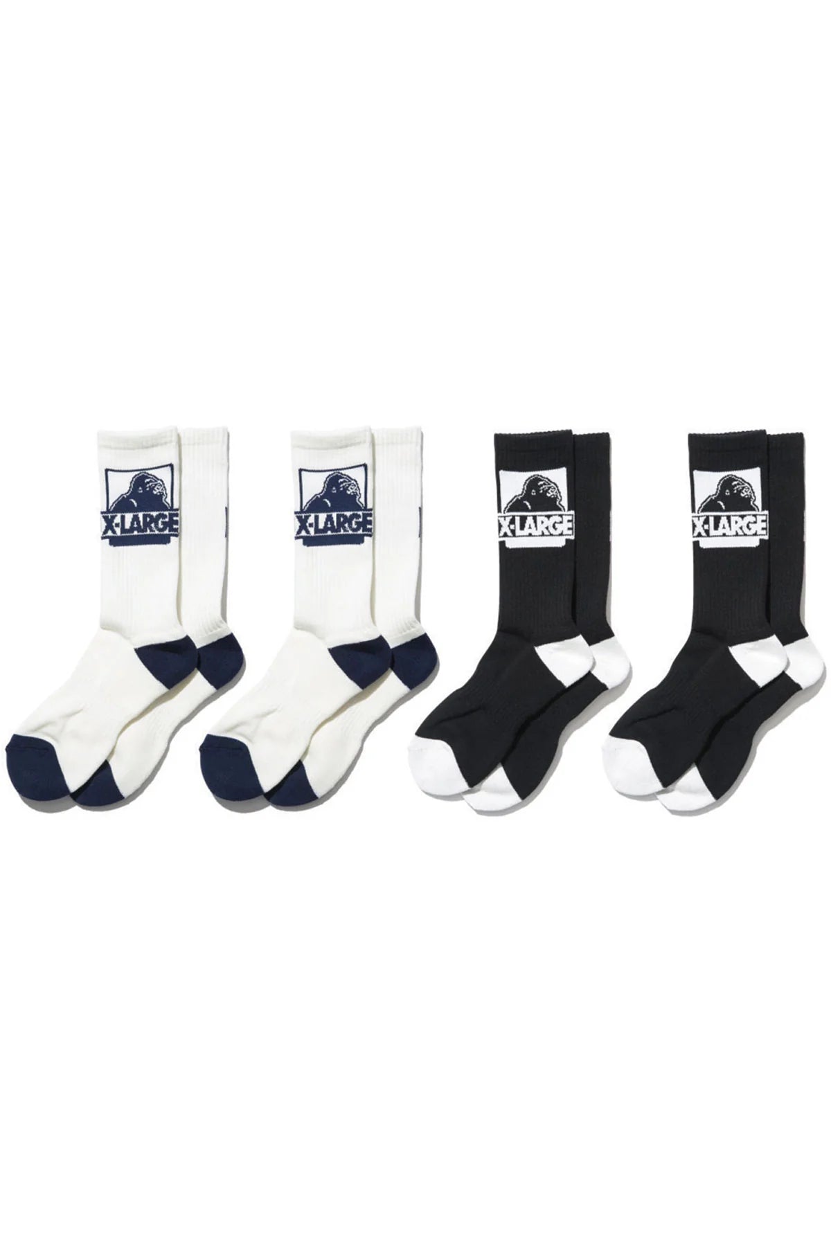 XLARGE Classic OG 4pk Mens Socks - Multi