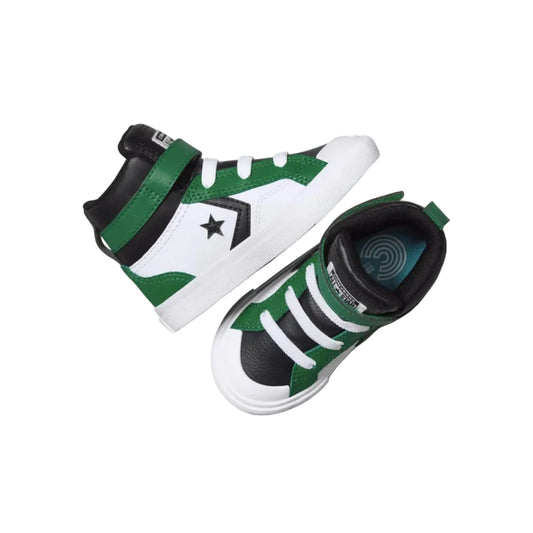 CONVERSE Pro Blaze Strap Infant Hi Shoe - White/Green/Black