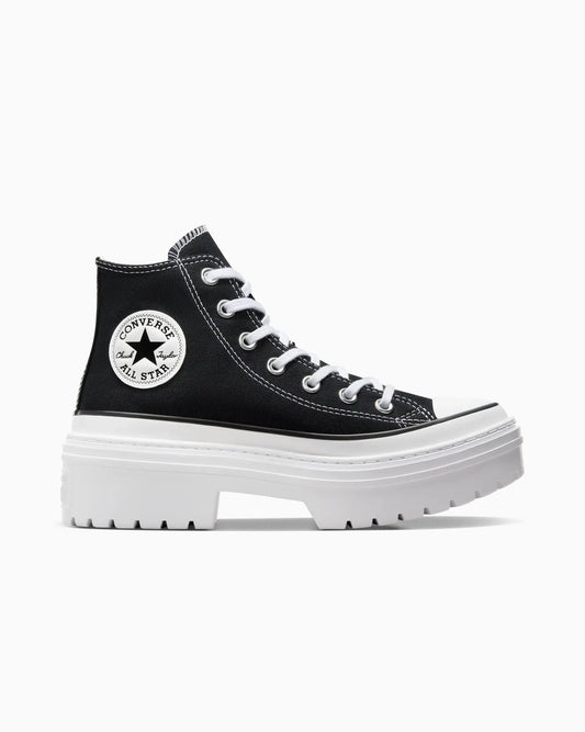 CONVERSE Chuck Taylor Lugged Heel Womens Hi Shoe - Black/White/Egret