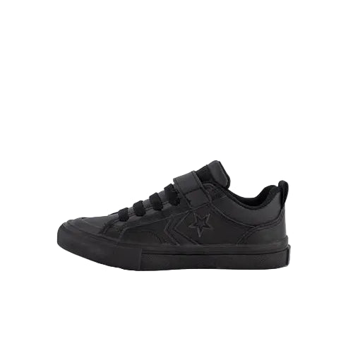 CONVERSE Pro Blaze Strap Youth Low Shoe - Black/Black/Black