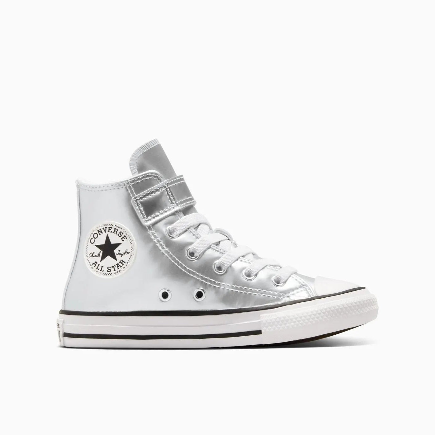 Chrome Womens Silver Leather Converse CONVERSE Chuck