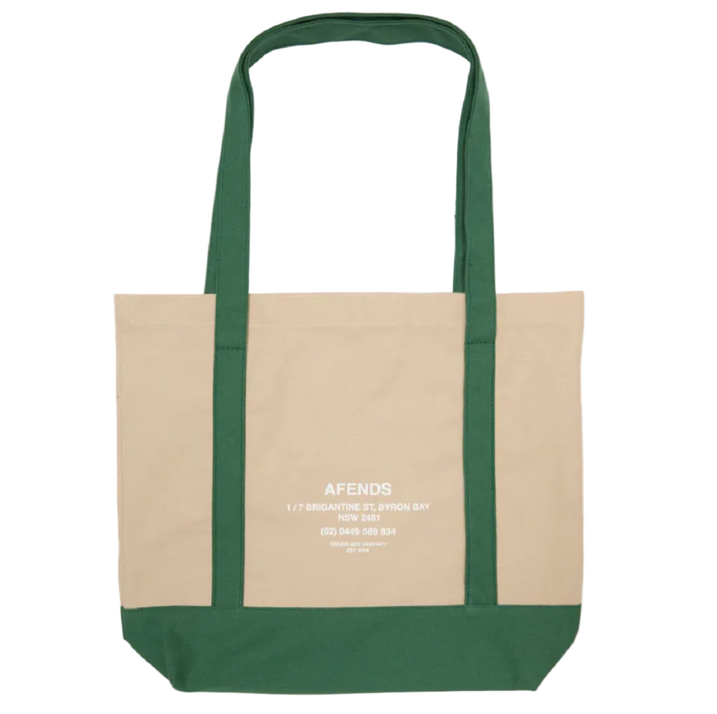AFENDS Hq Recycled Tote Bag - Natural