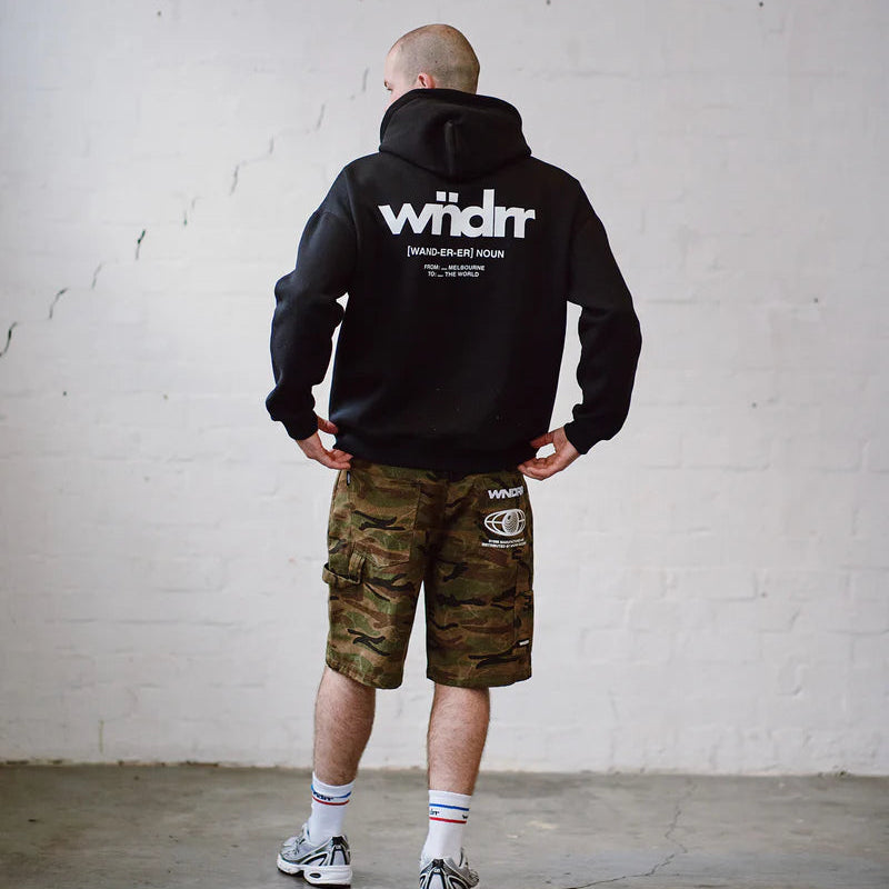 WNDRR Booster Denim Mens Short - Camo