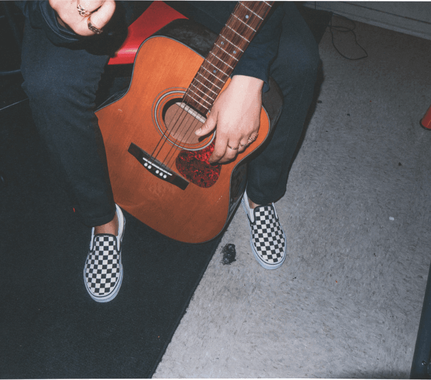 VANS Classic Slip On Shoe - Black & White Checkerboard - VENUE.