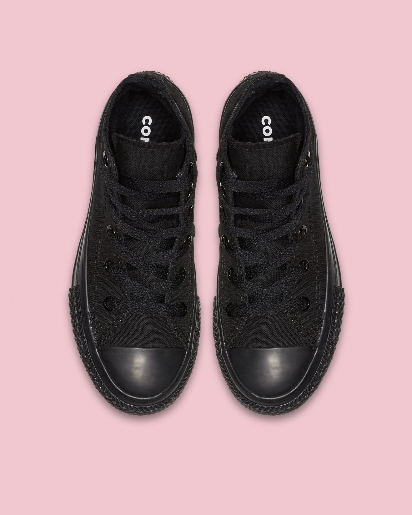 CONVERSE Chuck Taylor All Star Youth Hi Shoe - Black Mono - VENUE.