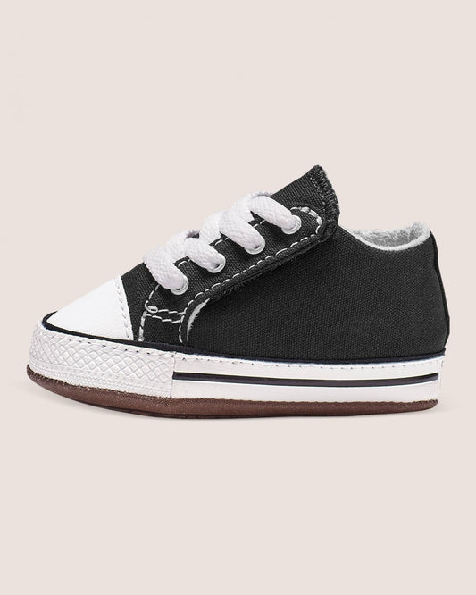 CONVERSE Chuck Taylor All Star Cribster Baby Mid Shoe - Black - VENUE.