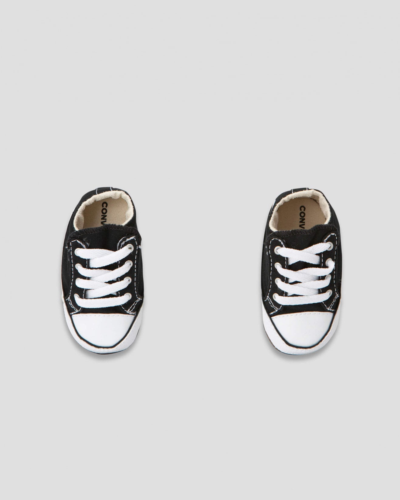 CONVERSE Chuck Taylor All Star Cribster Baby Mid Shoe - Black - VENUE.