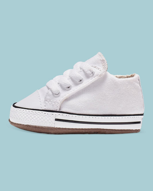 CONVERSE Chuck Taylor All Star Cribster Baby Mid Shoe - White - VENUE.