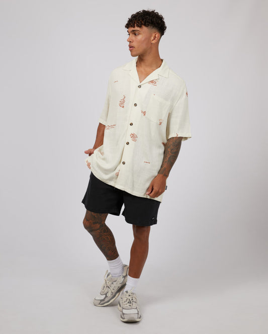 ST GOLIATH Deadly Mens S/S Shirt - Vintage White