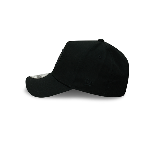NEW ERA Golden State Warriors 9FORTY A-Frame Snapback Cap - Black/Black