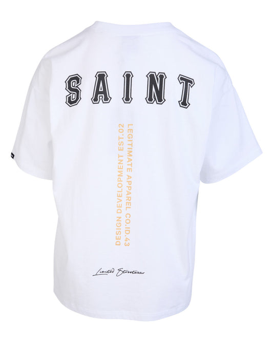 ST GOLIATH Gold Youth Tee - White