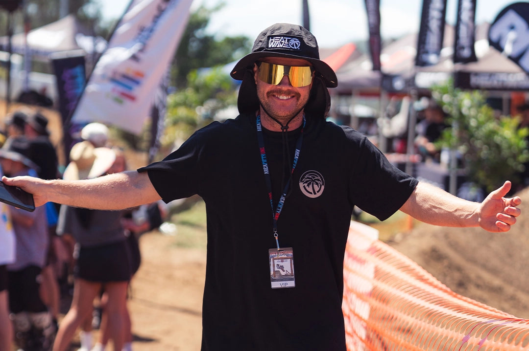 HEATWAVE Vector Sunglasses - Black/Gold