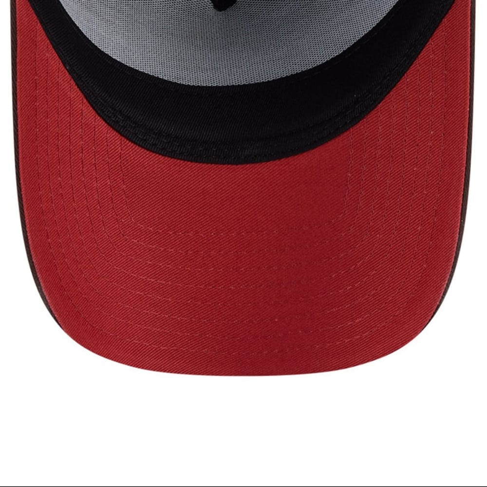 NEW ERA New York Yankees Choc Cherry 9FORTY A-Frame Snapback Cap - Burnt Wood
