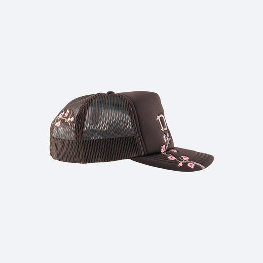 DGK Blossom Snapback Trucker Cap - Brown