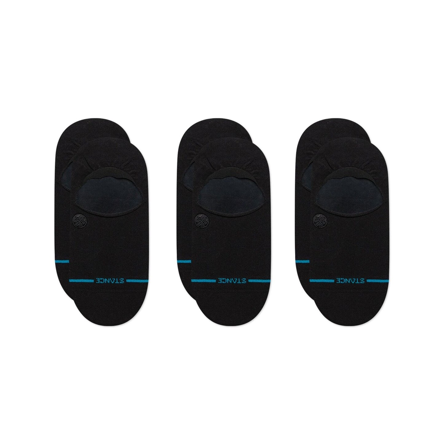 STANCE Icon 3pk No Show Socks - Black