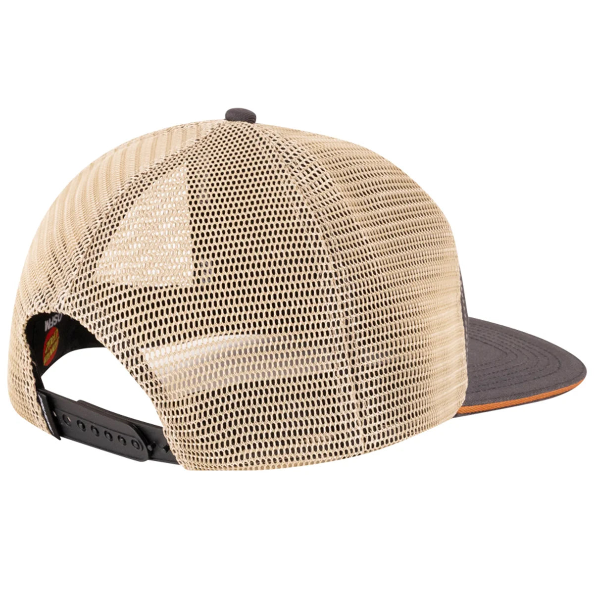 SANTA CRUZ Dressen Evo Roses Patch Snapback Trucker Cap - Off Black