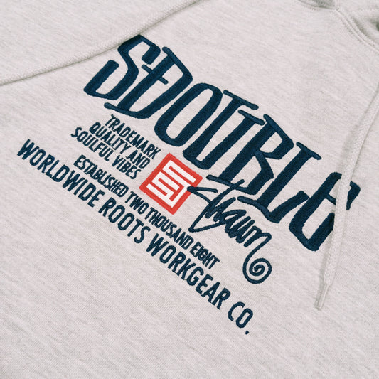 SDOUBLE Workgear Mens Hoodie - Grey Heather