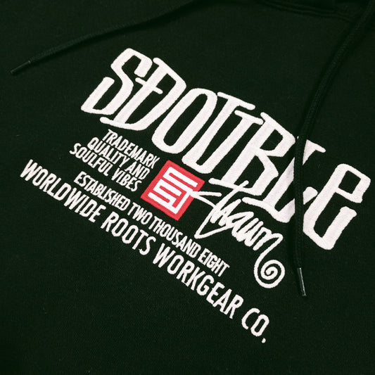 SDOUBLE Workgear Mens Hoodie - Black