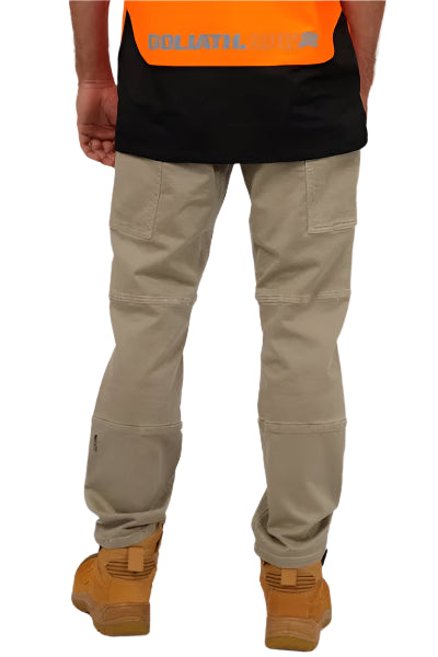 ST GOLIATH APW Non Cuffed Mens Pants - Khaki