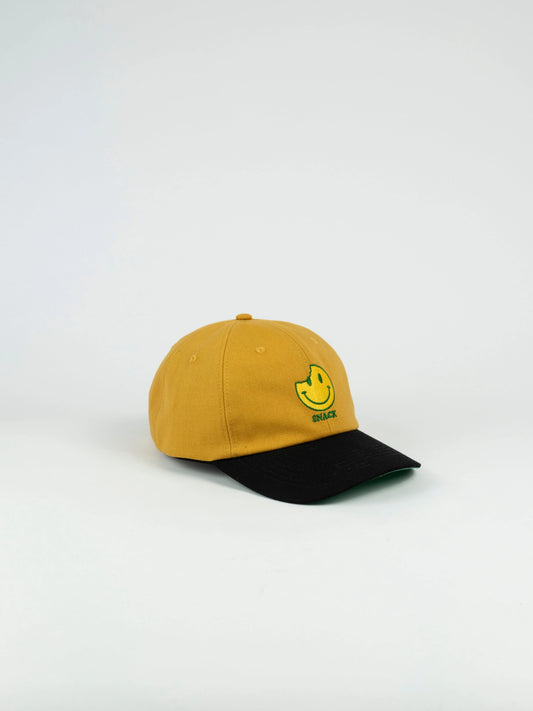 SNACK Bite Strapback Cap - Mustard/Black